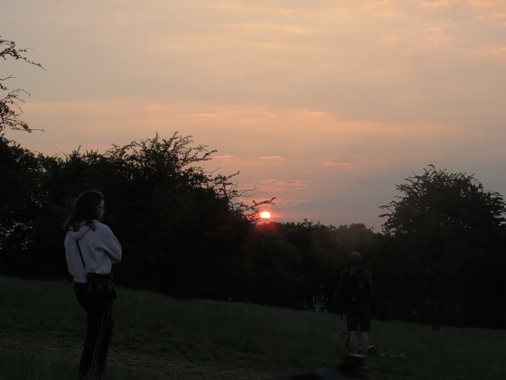 Sunrise over Primrose Hill in London