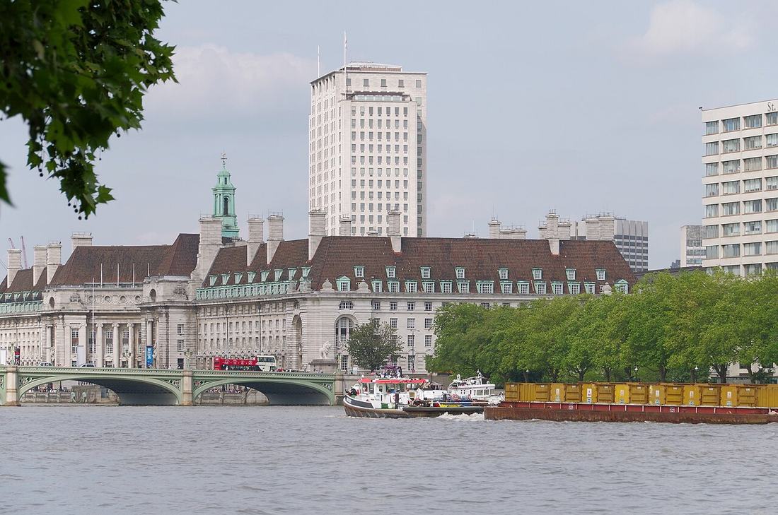 The River Thames in London